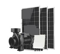 Pompa dell'acqua solare Pompa dell'acqua di superficie DC for controller di irrigazione Kit pompe booster for pressione dell'acqua della diga montate a energia solare per il bagno dei colibrì, laghett
