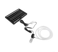 Pompa dell'acqua solare sommergibile da 6 W 12 V con pannello solare da 9 V, portata 240 l/h per laghetti esterni, acquari e fontane, include tubo da 2 m e filtro (S12) (SKU)