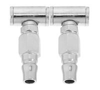 Pompa dell'aria Ugelli a doppia testa Adattatore per gonfiaggio pneumatici