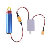 Pompa dell'olio a ingranaggi elettrici 4-12 V interamente in metallo per retromarcia CNC per motore aereo RC rifornimento con interfaccia XT60 nera 10,7 cm (C)