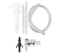 Pompa dell'olio per ingranaggi dell'unità inferiore, set di pompe di riempimento del lubrificante per ingranaggi dell'unità inferiore in alluminio con adattatori da 3/8 pollici 8