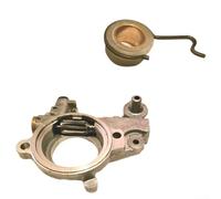 Pompa dell'olio per motosega con vite senza fine e molla per MS341 MS361 MS362, parti di ricambio in metallo 1135 640 3200, kit da 2 pezzi per manutenzione di apparecchiature elettriche esterne