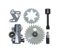 Pompa dell'olio per motosega pompa olio pompa olio per motosega pompa olio | Confezione da 6 ingranaggi in metallo ad alto flusso facile da installare per MS381 MS380 038AV riparazione