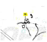 POMPA DESTRA FRENO ANTERIORE SYM SYMPHONY ST 125 2018 XB12W3-EU