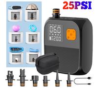 Pompa di aria elettrica ad alta pressione 25Psi Stand up Paddle Sup Pompa di gonfiaggio Paddle Board Pompa per tenda da campeggio Barca Kayak Accessori