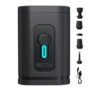 Pompa di aria elettrica: gonfiatore automatico portatile, mini pompa a vuoto, macchina ad aria compatta, potente riempimento di aria, set pompa multiuso | pompa elettrica con multiplo