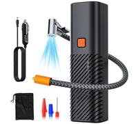 Pompa di aria per pneumatici per moto con manometro digitale portatile gonfiatore elettrico DC12V pneumatici per bicicletta per auto per pendolarismo camion veicolo bici