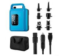 Pompa di aria portatile elettrica 20PSI Gonfiatore ad alta pressione per SUP Kayak Paddleboard con sensore digitale di pressione dell'aria e luce LED