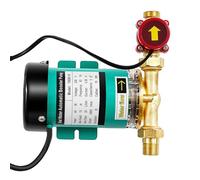 Pompa di aumento della pressione 90 W pompa aggiuntiva per acqua calda con interruttore di flusso e alloggiamento in ottone potente pompa di circolazione per doccia scaldabagno lavatrice