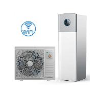 Pompa di calore Hisense R32 11 kW HI-THERMA INTEGRA con accumulo ACS integrato da 230L con unità esterna AHW-080HCDS1 e unità interna AHS-080HCDSAA-23
