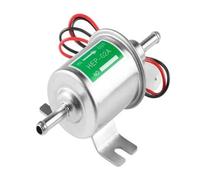 Pompa Di Carburante Elettrica Universale Per Auto Da 12 V/24 V HEP-02A Diesel Benzina Bullone Di Fissaggio Filo Bassa Pressione Carburatore Automatico Pompa Alimentazione(Silver 12V)