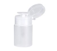 Pompa di dosaggio della pompa 60 ml, detergente per pompa vuota in plastica pompa per vuoto per smalto per unghie solvente liquido trasparente bottiglia