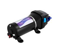 Pompa di estrazione dell'acqua, pompa di aumento della pressione, filtro per pompa dell'acqua, connettori, 12 V, 17 l/min, pompa a membrana per acqua dolce con adattatore per tubo da giardino