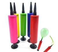 Pompa di gonfiaggio a palloncino manuale per palloncini decorazione manuale | Manuale di gonfiaggio d'aria Casa Piscina Spiaggia Yoga Viaggi All'aperto Al chiuso Partito Portatile Piccola Doppia Azione