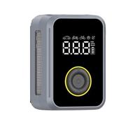 Pompa di gonfiaggio per auto, Compressore D'aria Portatile Wireless For Auto, Moto E Biciclette, Gonfiatore Elettrico For Pneumatici Con Display Digitale LCD per pneumatici di auto, biciclette(Gray)