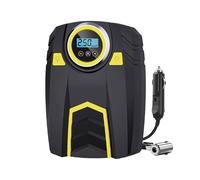 Pompa Di Gonfiaggio Per Pneumatici - Compressore D'aria Elettrico Compatto Da 12 V In ABS Da 14 Cm | Gonfiatore Per Veicoli Per Auto Portatile | Pompa Automobilistica Multifunzione Per Moto