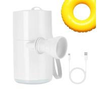 Pompa di gonfiaggio portatile | Pompa elettrica da campeggio con lampada a LED | Gonfiatore ricaricabile per letto gonfiabile, ultraleggero, portatile per giocattoli galleggianti