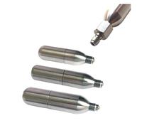 Pompa di gonfiaggio riutilizzabile in acciaio inossidabile for cartuccia di CO2 da 8/12/16 g(12g cartridge set)