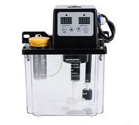 Pompa di lubrificazione automatica per olio da 110 V, con ingranaggi in lega, elettromagnetico, con pannello display elettronico, capacità serbatoio 1L o 2L, pressione nominale 10 kg, portata 50 ml