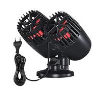 Pompa Di Movimento AcquarioS,20000L/H 25W 220V Pompa Di Flusso Per Acquario,Wave Maker Per Acquario,Wave Maker Pompa Circolazione Onda Per Acquari D'acqua Aolce E aSlata,Rotazione A 360°(Nero)