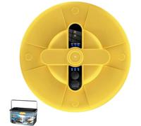 Pompa di ossigeno galleggiante portatile, aeratore ricaricabile per piccoli acquari, aeratore silenzioso per acquari per pesca all'aperto, interruzioni di corrente ed emergenze(With light)