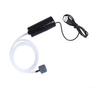 Pompa di ossigeno USB compatta per piccoli acquari fino a 40L | Livello di rumore inferiore a 33 dB, azionamento piezoelettrico in ceramica, nessuna vibrazione del motore, alimentazione USB