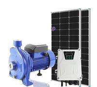Pompa di pressurizzazione for acqua di superficie alimentata ad energia solare da 1 CV e 1 pollice, kit di irrigazione for irrigazione di fiumi e bestiame, pompa a vortice a pressione solare CC 48 V