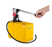 Pompa di prova idraulica manuale da 16 MPa, pompa di prova della pressione idraulica da 38 ml/tempo, dotata di valvola di riduzione della pressione e quadrante, capacità di carico di 81 kg