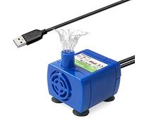 Pompa di ricambio USB per fontana per animali domestici, a basso rumore, spegnimento automatico, alimentatore USB e lunga durata