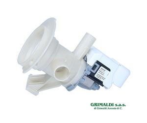 POMPA DI SCARICO 30W PER LAVATRICE WHIRLPOOL BAUKNECHT 481073071153 ORIGINALE