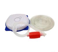 Pompa di scarico automatica portatile a sifone adatta per piscina, copertura per piscina, scolapiatti dotato di tubo da 15 m, rimozione rapida dell'acqua per la cura quotidiana