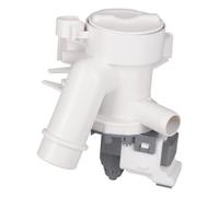 Pompa di scarico come HOOVER 41018403 con testa e filtro per lavatrice e lavasciuga