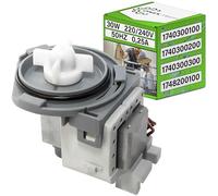 Pompa di Scarico per Lavastoviglie 30W 220/240V 50Hz 0,25A con Codice Originale 1740300100 1740300200 1740300300 1748200100 per Beko - Garanzia di 5 Anni - ONIX TECH