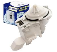 Pompa di Scarico per Lavatrice 30W 220/240V 50HZ 0,2A con Codice Originale 00165261 165261 C00318513 481236018503 per Bosch per Siemens per Whirlpool per Indesit - Garanzia di 10 Anni - MONTERAL