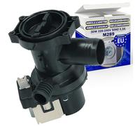 Pompa di Scarico per Lavatrice M289 30W 220-240V 50HZ 0,3A con Codice Originale 480111100786 481010584942 480111101014 481236018559 per Whirlpool - MADE IN EU - Garanzia di 10 Anni - MONTERAL