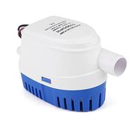 Pompa di sentina, 1100 GPH 12V Pompa Dell'acqua di Sentina Automatica, Pompa Dell'acqua di Sentina Sommergibile con Interruttore a Galleggiante e Protezione di Accensione per Barche Piscina