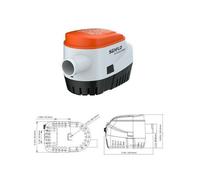 Pompa di sentina 1100 gph Automatica SeaFlo 12V