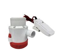 Pompa di sentina 3700GPH Pompa ad acqua elettrica a grande flusso CC 12v 24v for barche Pompa ad acqua sommergibile for barche con interruttore a galleggiante 3700 Gph Durata Di Servizio Durevole E Lu