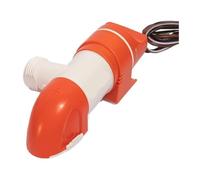 Pompa di sentina automatica da 1100 GPH, pompa sommergibile con rilevamento del tempo 12V 24V, pompa acqua di sentina for barche a basso profilo stretto(24V SFBP2-G1100-14B)
