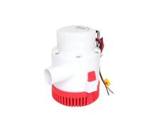 Pompa di sentina elettrica a flusso elevato, 12 V/24 V, 3700 GPH, for accessori for barche, pompa dell'acqua sommergibile for barche, 12-24 V.(CYAN_24V)