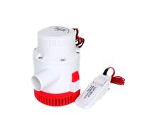 Pompa di sentina elettrica a flusso elevato da 12 V a 24 V, 3700 GPH, pompa dell'acqua sommergibile for barche con interruttore a galleggiante, 3700 GPH(12V)