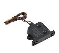 Pompa di sentina marina da 12 V 24 V, interruttore a galleggiante, sensore automatico di livello dell'acqua, IP67, alloggiamento in ABS nero sigillato con ritardo 3 s, supporta carichi elevati per