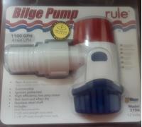 Pompa Di Sentina Non Automatica Rule 27DA 1100 GPH 12V Subacquea Per Barca