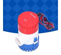 Pompa di sentina silenziosa, 12 V/24 V, 350/500/750/1100 GPH, interruttore semiautomatico, piccola pompa sommersa elettrica per scaricare corrente (24 V-1100 GPH), brand