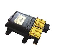 Pompa di sovralimentazione, Dc 12v 125psi 9l/min Pompa dell'acqua elettrica agricola a doppia alimentazione Micro Spruzzatore d'acqua a membrana ad alta pressione Lavaggio auto(12v)