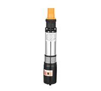 Pompa di sovralimentazione, Pompa ad acqua solare DC Grande flusso 12v 24v 48v Batteria alto sollevamento a vite for pozzi profondi sommersa(24V)