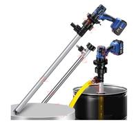 Pompa di trasferimento carburante 21 V, pompa a barile inserita con batteria al litio portatile, erogatore di carburante con pompa di olio elettrica a cherosene da 3200 W(Set meal 1)