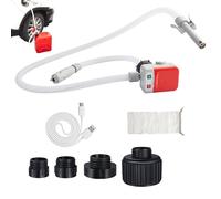 Pompa di trasferimento carburante automatica con arresto automatico, pompa a sifone per carburante a batteria, adattatore per 4 serbatoi, alimentazione a batteria o tramite USB