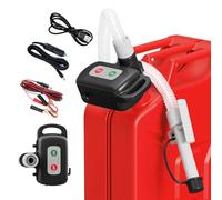Pompa di trasferimento del carburante portatile con sensore di arresto automatico, pompa diesel elettrica da 12 l/min, con batteria al litio da 2000 mAh e cavo, pompa dell'olio ricaricabile per