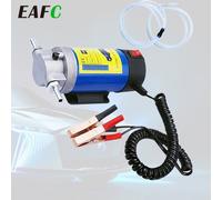 Pompa di trasferimento dell'olio elettrica 12V 100W pompa dell'olio portatile 1-4L/min pompa del carburante dell'attrezzatura di cambio dell'olio per la nave dei motocicli dell'automobile Blue